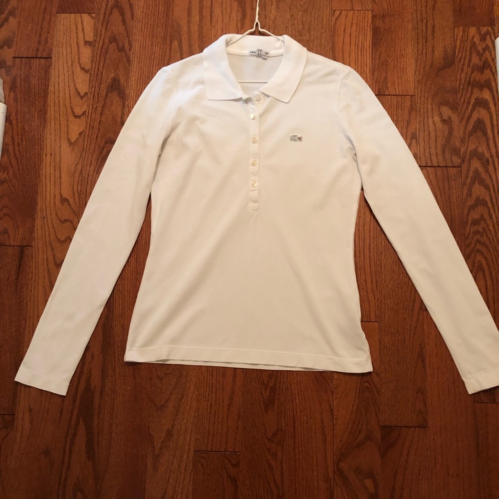 Lacoste long sleeved polo